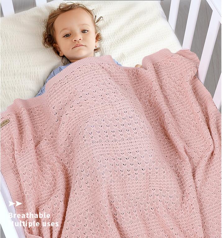 毛布 子供用 ニットブランケット 赤ちゃん ベビー キッズ ひざ掛け コットン ベビーカー対策 80 100cm ファッション雑貨 ファームレーテスト 有限会社 問屋 仕入れ 卸 卸売の専門 仕入れならnetsea