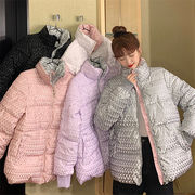 大感謝祭限定トレンド 新品通勤する韓国版 スタンドカラージッパー コート綿の服 ゆったりするおしゃれな