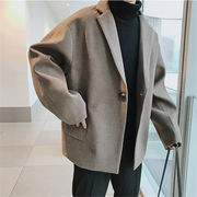 新しいデザイン 通勤する ウールコート タイドファッション コート 韓国版 トレンド 簡約 カジュアル