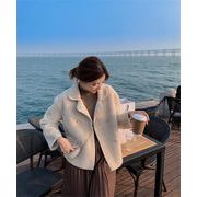 スリムフィット ゆったりする 百掛け 暖かい 厚手 長袖 気質 ファー コート 短いスタイル