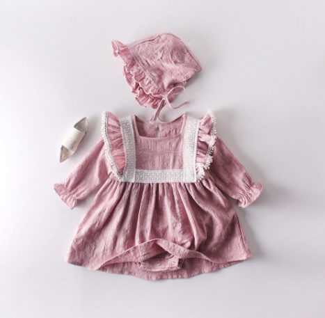 ベビー ドレス 子供 ドレス長袖 2点セット ベビー服 女の子 新生児 ワンピース フォーマル アパレル 個人事業主 青井屋 問屋 仕入れ 卸 卸売の専門 仕入れならnetsea