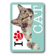 PET-15/I LOVE CAT!ステッカー15 猫好きの方に！ 猫 ねこ ネコ CAT 猫ステッカー PET 愛猫 ペット