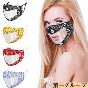 大人マスク 花粉 透明マスク プラスチックマスク 聾唖者専用 通気性 男女兼用 調節可能 4個入り