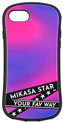 MIKASA STAR iPhoneSE(第2世代)/8/7/6s/6対応ハイブリッドガラスケース パープル MKS-08A