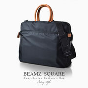 BEAMZ’SQUARE　牛革付属3way仕様ブリーフケース　BZSQ-735　カラー/ブラック