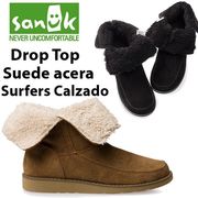 【SANUK】(サヌーク) Drop Top Suede acera Surfers Calzado / ボア レディース ブーツ　2色