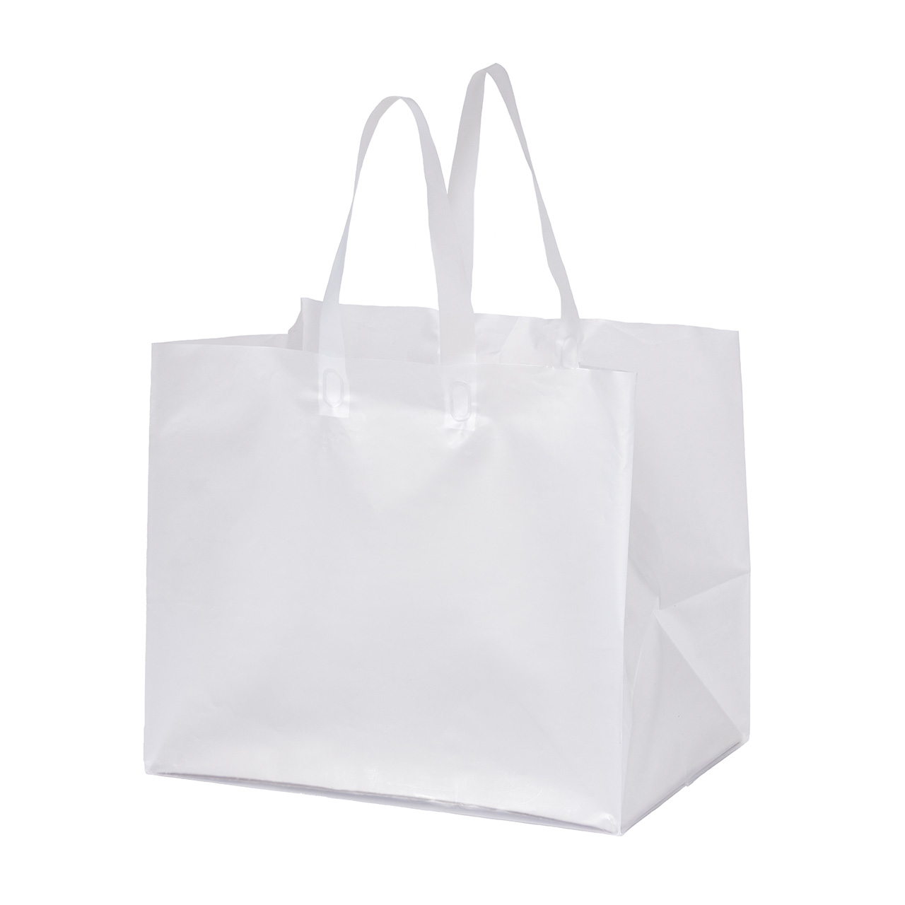 HDポリチャームバックL　レジ袋無料配布表記入　包装資材　20枚入　アレンジバッグ