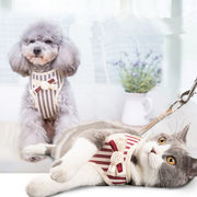 ◆超人気◆超可愛いペット服（牽引ロープ含み）☆犬服◆ペット牽引ロープ◆犬用リード◆小型犬