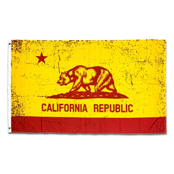 カリフォルニア 州 旗 フラッグ RD/YE CALIFORNIA カリフォルニア州