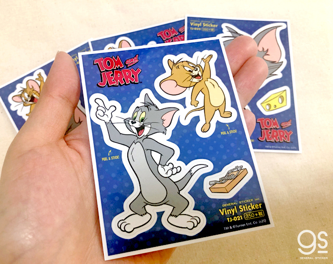トムとジェリー ジャンプ キャラクターステッカー シート アメリカ アニメ 映画 Tom And Jerry 人気 Tj024 雑貨 株式会社 ゼネラルステッカー 問屋 仕入れ 卸 卸売の専門 仕入れならnetsea