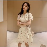 夏服 新作 スカート スリム効果 シフォンワンピース ワンピース レディース 韓国ファッション