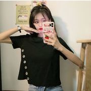 春夏　トップス　Tシャツ　INS　韓国風　オシャレ　レディースファッション