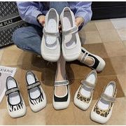[緊急タイムセール]韓国ファッション 浅い口  百掛け フラット エンドウ豆の靴 ソフトソール 大きな足