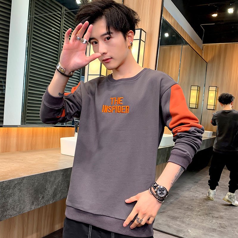 トレーナー メンズ クルーネック スウェット 秋服 おしゃれ 長袖tシャツ カラー切り替え プリント アパレル 株式会社 Ouka Car Leasing 問屋 仕入れ 卸 卸売の専門 仕入れならnetsea