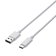 エレコム スマートフォン用USBケーブル/USB(A-C)/認証品/0.5m/ホワイト M