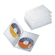 エレコム DVDスリムトールケース 両面収納(10枚パック・クリア) CCD-DVDS06