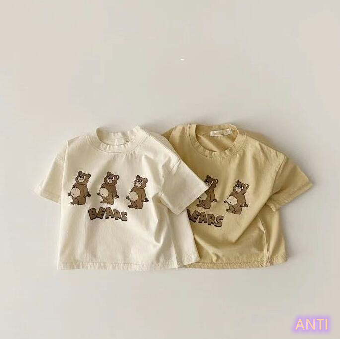 21 夏 新作 子供服 可愛い Tシャツ上着の半袖 男 女 2色 人気 アパレル 安泰 合同会社 問屋 仕入れ 卸 卸売の専門 仕入れならnetsea