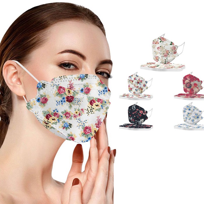 カラーマスク 不織布マスク 大人 三層構造 多色 使い捨て春夏マスク