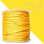 アジアンコード　No.17　黄色　1個　太さ1.0×長さ100m　台湾製　中国結紐　ポリエステル100%