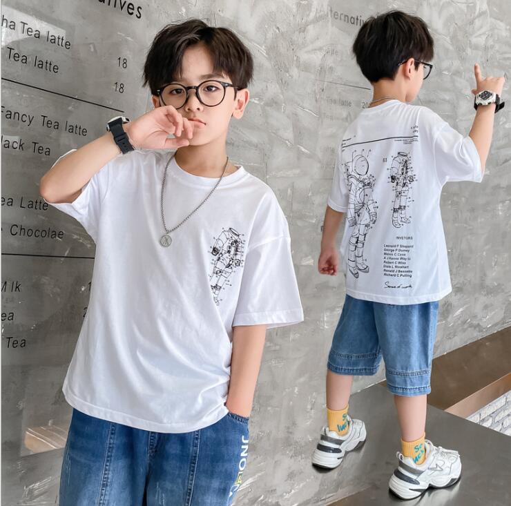 夏新作★ 韓国風子供服★男の子  半袖　T シャツ  120-170cm
