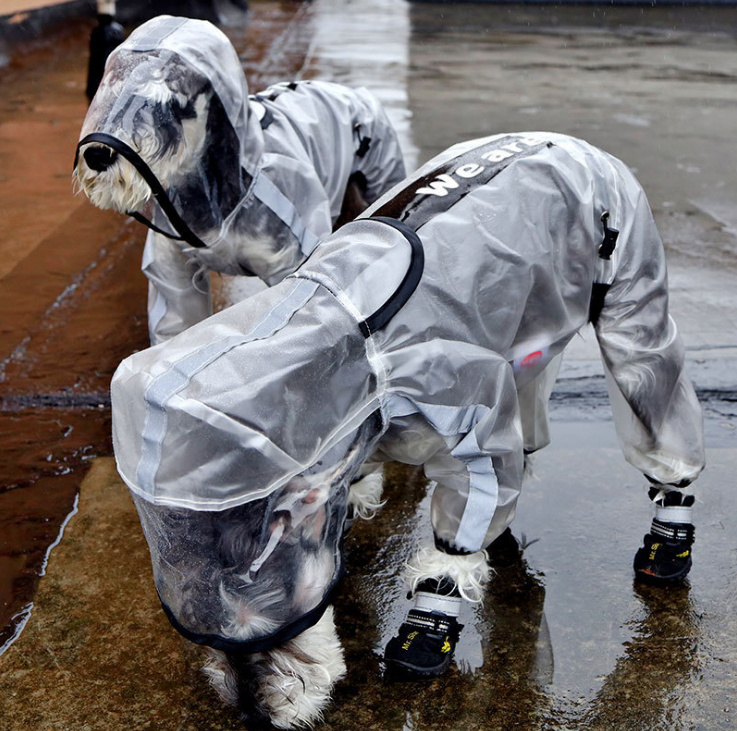 新作 犬服 猫服 小中型 ペット用品 ドッグウェア ネコ雑貨 ペット服 雨具 反射バー付き  レインコート