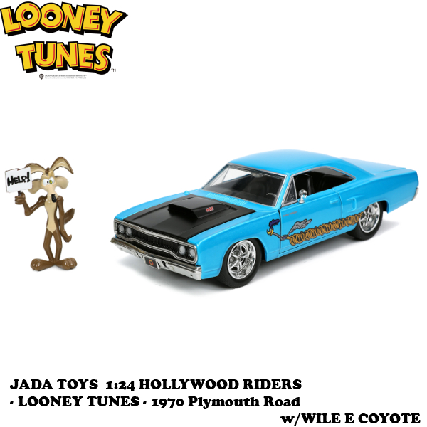 1:24 LOONEY TUNES 1970 Plymouth Road w/WILE E COYOTE 【ルーニー 