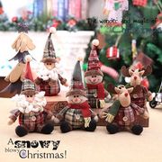 2個セット クリスマス ぬいぐるみ クリスマスツリー 人形オーナメント プレゼント6種類