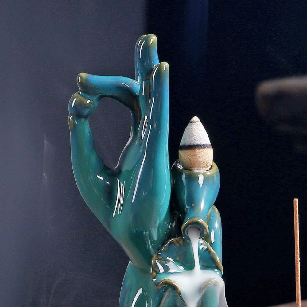 お香立て 倒流香炉 禅仏 手 裏流し 香 陶器 流川香 香炉 | 卸売・ 問屋