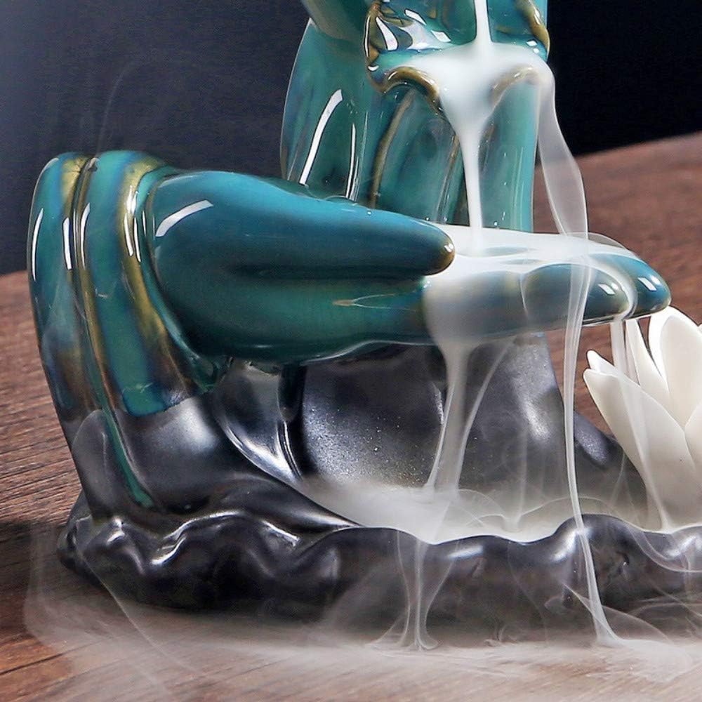 お香立て 倒流香炉 禅仏 手 裏流し 香 陶器 流川香 香炉 | 卸売・ 問屋