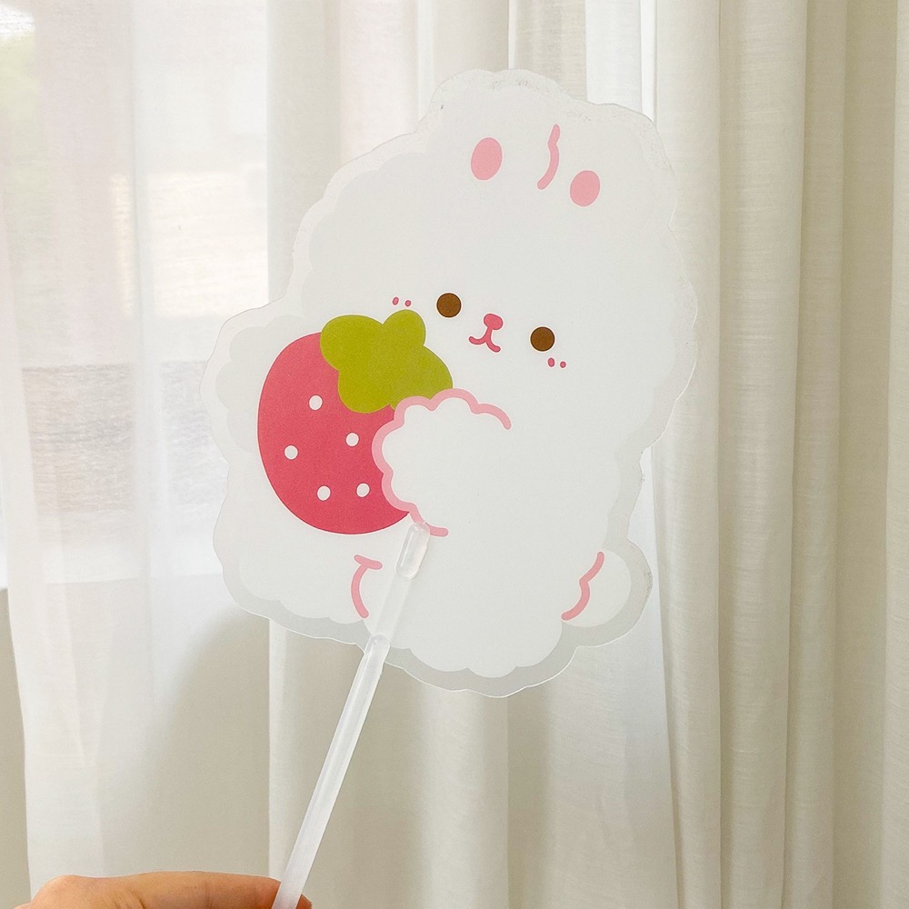 うちわ PP かわいいイラスト 雑貨 夏 ギフト プレゼント 小物 景品
