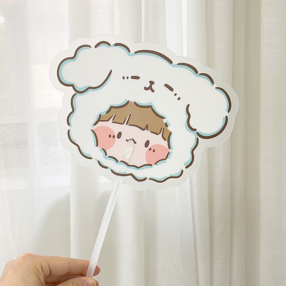 うちわ PP かわいいイラスト 雑貨 夏 ギフト プレゼント 小物 景品