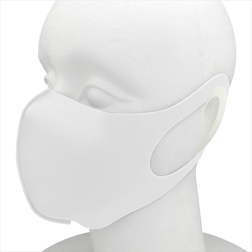 60枚セット(3枚入X20個) Lazos 洗えるマスク　ホワイト L-RM3-WX20