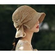草編み帽子  ハット サファリハット レディース帽子 日焼け止め 紫外線対策 麦わら帽子