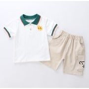 【2点セット】新作 子供服  ベビー服  アパレル  半袖   tシャツ +   ショットパンツ  男の子