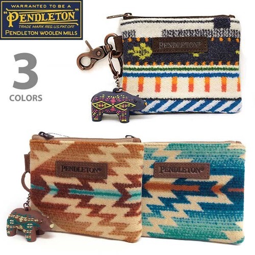 ペンドルトン【PENDLETON】GZ959 ID POUCH WITH BEAR KEYCHAIN