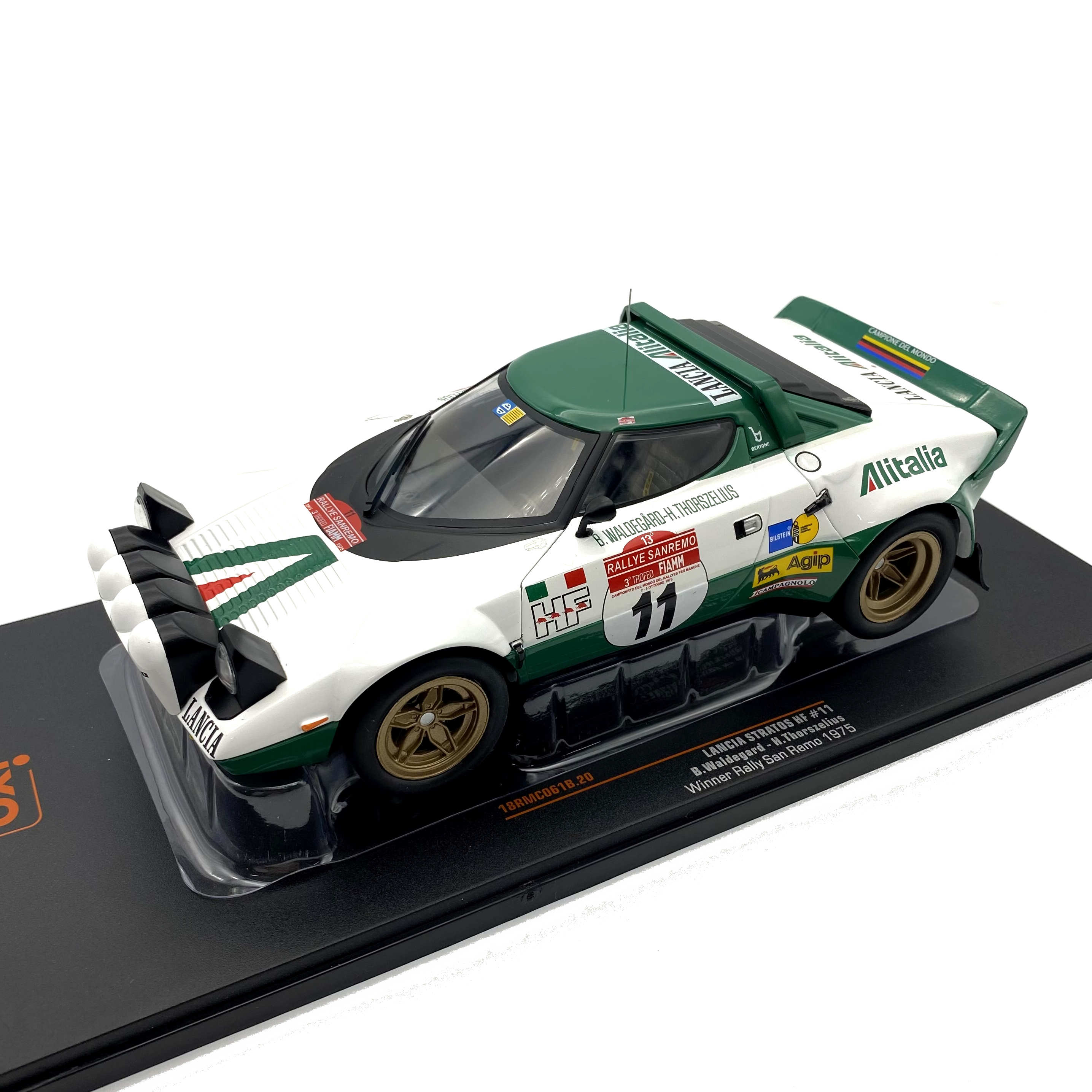 ixo/イクソ ランチア ストラトス HF 1975年サンレモラリー 優勝車#11