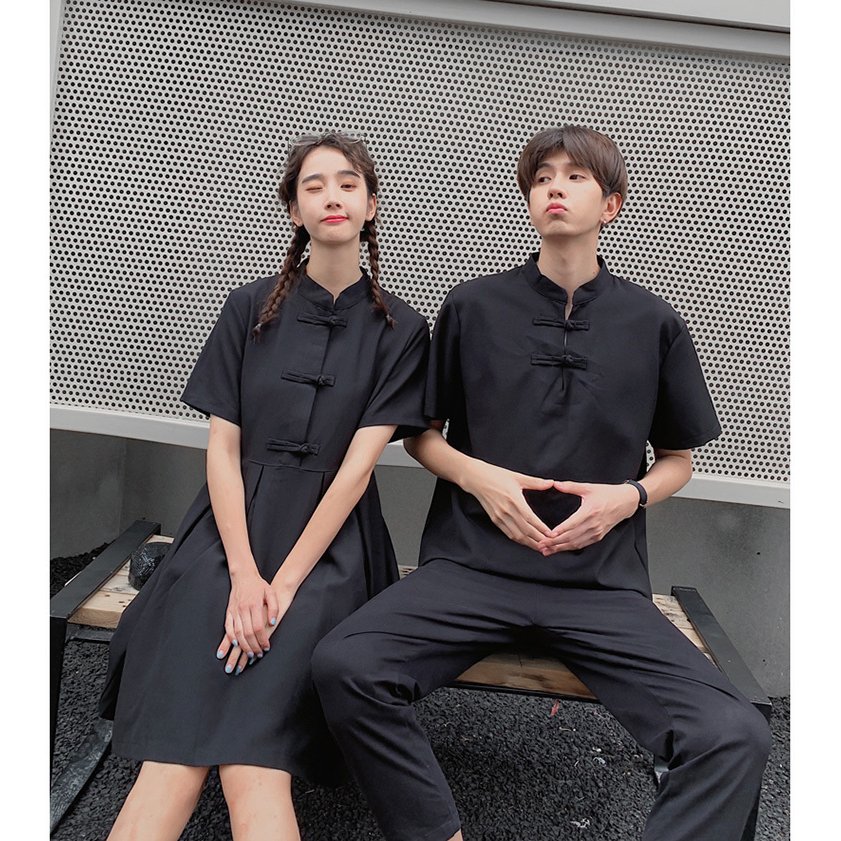 綿麻 ペアルックセット カップル シャツ 上下セット ワンピース ペアルック半袖 お揃い服 アパレル 総合企画ｋｇｃ合同会社 問屋 仕入れ 卸 卸売の専門 仕入れならnetsea