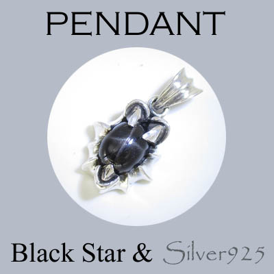 CSs 4-1993 ◆ Silver925 シルバー ペンダント  ブラックスター
