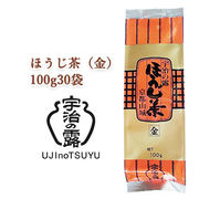 ☆○ 宇治の露製茶 ほうじ茶（金） 100g ×30袋(1ケース) 78041