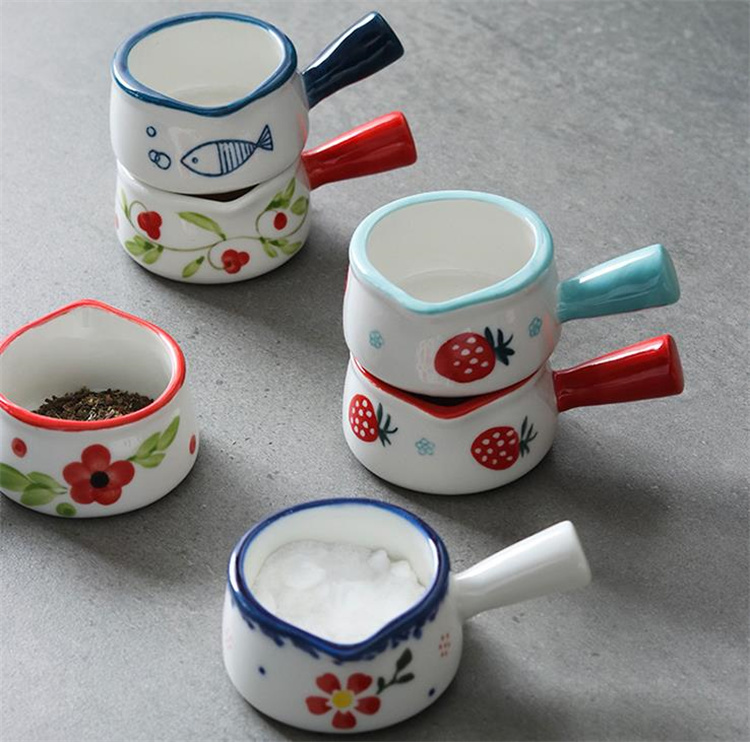 贈り物をする 韓国ファッション ミルクカップ ソースプレート コーヒー器具 ミルクジャグ ハンドル付き