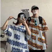 夏新作 ゆったり Tシャツ 上着 メンズ レディース 学生 トップス 韓国ファッション