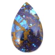 [NEWストーン/スペシャルルース] 天然石 モハベ パープルターコイズ(Mojave purple turquoise) 28x17x4mm