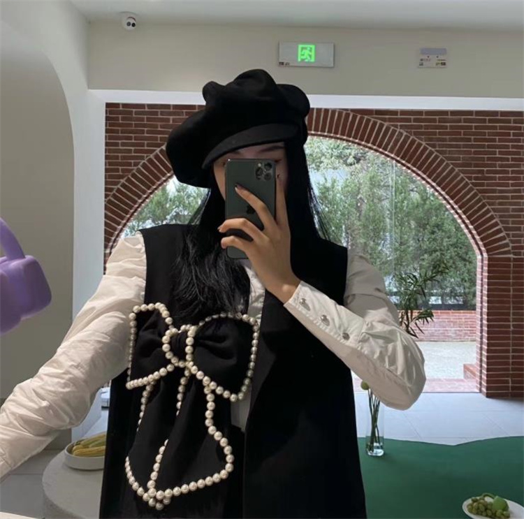 今が絶対買い流行 韓国ファッション ベスト 真珠 ギャザリング トレンド 蝶結び アパレル オープンブリッジ 合同会社 問屋 仕入れ 卸 卸売の専門 仕入れならnetsea