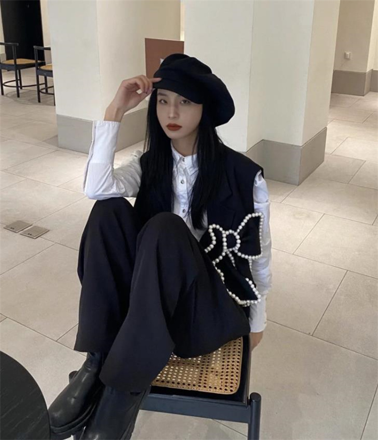 今が絶対買い流行 韓国ファッション ベスト 真珠 ギャザリング トレンド 蝶結び アパレル オープンブリッジ 合同会社 問屋 仕入れ 卸 卸売の専門 仕入れならnetsea