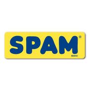 ステッカー SPAM ロゴ イエロー スパム SPA002 アメリカン雑貨 グッズ