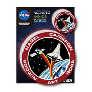 NASAステッカー ロゴ エンブレム 宇宙 スペースシャトル NASA015 グッズ