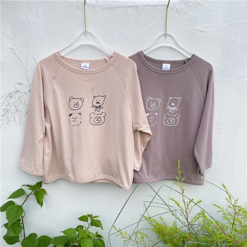 韓国風子供服 韓国ファッション 可愛い クマ シンプル 秋服 SNIFF JAPAN 子供服 問屋・仕入れ・卸・卸売の専門【仕入れならNETSEA】