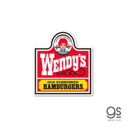 ウェンディーズ ミニステッカー ヴィンテージ 看板 キャラクター WENDY'S WEN035 公式 ステッカー