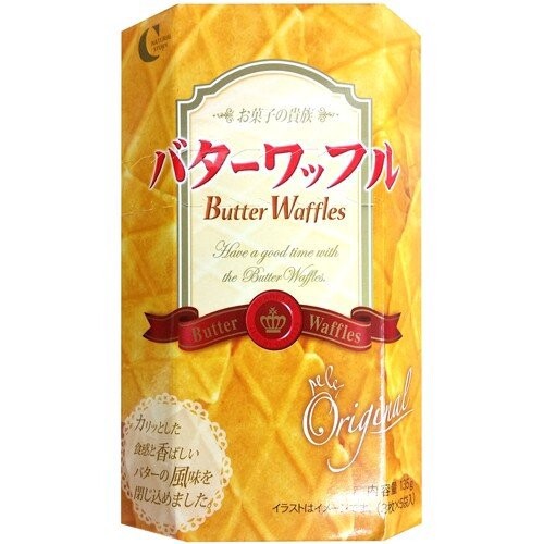 【韓国】大人気☆　お菓子【ヘテ】バターワップル(日)3枚  5袋 　50100640　（中）