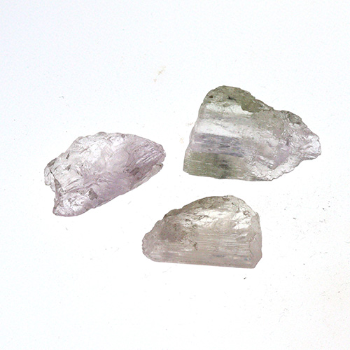 パキスタン産 クンツァイト(スポデューメン) 3個  原石 結晶